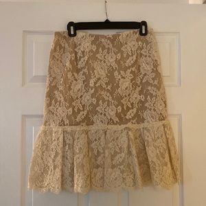 Valentino Lace Skirt